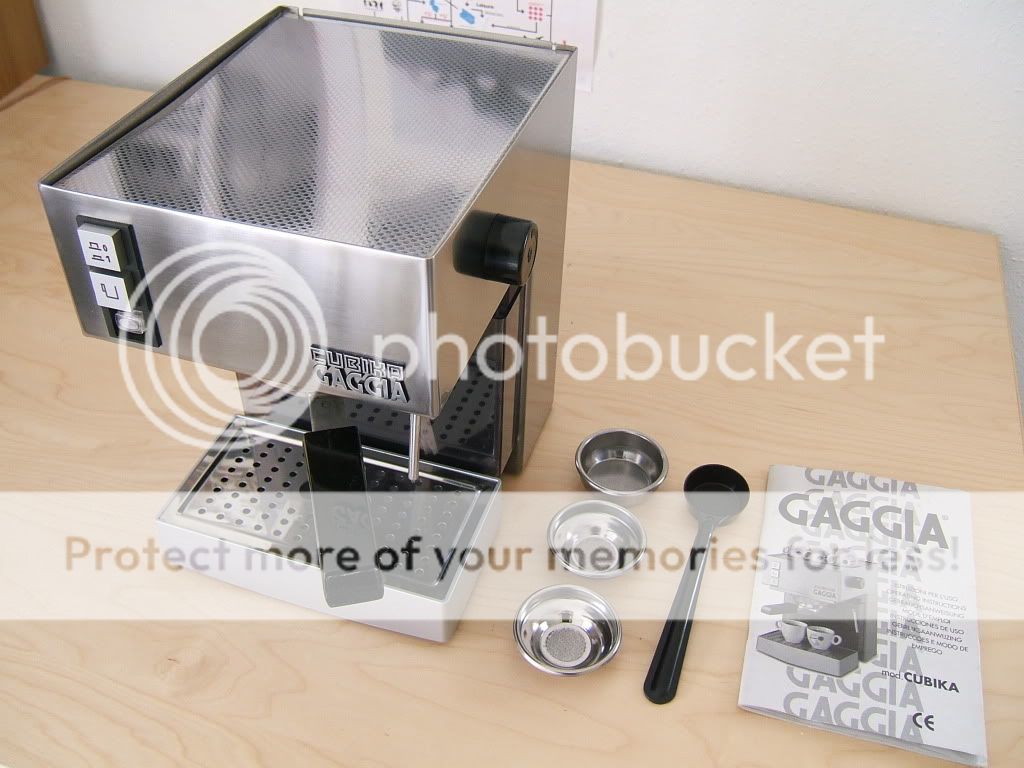 FS Gaggia Cubika espresso machine £30 Dulwich Paragon Cycling Club